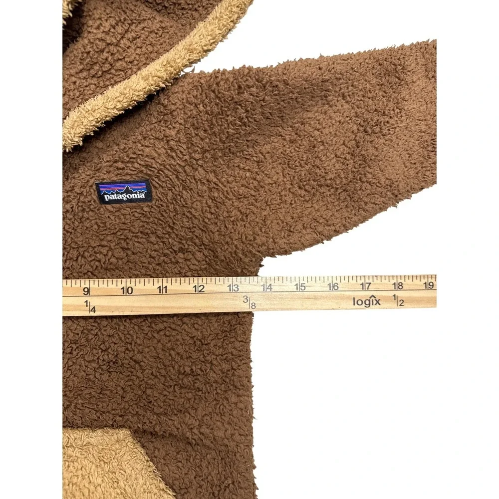 Patagonia Furry Friends Hooded Fleece Jacket Kids 4T Brown Bear Ears Cozy Warm